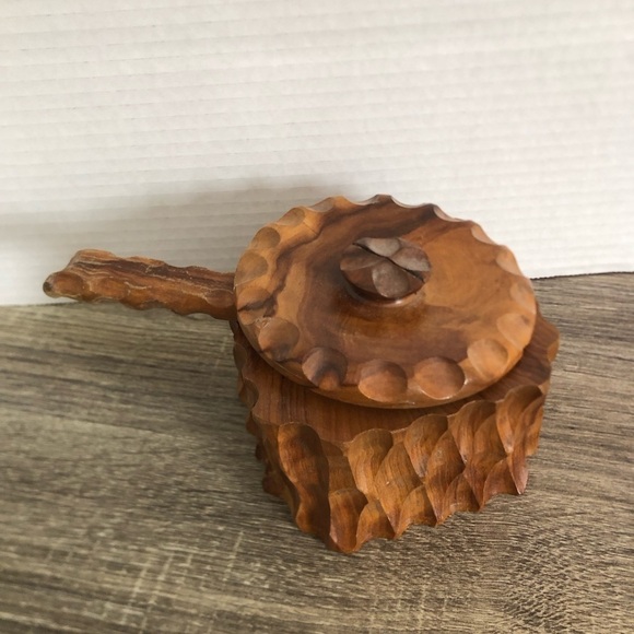 Vtg MCM Oliv-Art Covered Butter Dish - Picture 2 of 12